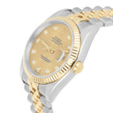 Rolex Datejust 36 Gold & Steel 116233 Watch Champagne Diamond Dial Jubilee Watch