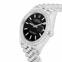 Unworn Rolex Datejust Black 36mm Stainless Steel Jubilee Watch 126234 Complete