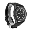 Tudor Black Bay 41 Black Ceramic Leather Strap Men's Watch M79210CNU-0001 Unworn