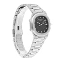 Patek Philippe Nautilus Quartz 33mm Black Dial Stainless Steel Watch 3900/1 Box and Papers