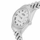 Rolex Datejust 36mm Stainless Steel Watch White Roman Dial 16220 Circa 2000