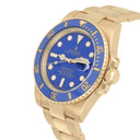 Rolex Submariner Ceramic Blue 116618LB Yellow Gold 40mm Watch Complete - 2009