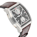 IWC Da Vinci  IW3764-01 43.10mm Chronograph Grey Dial Leather Strap White Gold Watch - 2008