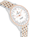 Breitling Navitimer U17327211A1U1 36mm White MOP Diamond Dial Stainless Steel & Rose Gold Watch
