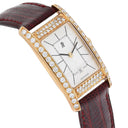 Audemars Piguet Quartz 6383 002 Diamond bezel White Dial Vintage Watch