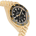Rolex GMT-Master 40mm Jubilee 126718GRNR-0001 Yellow Gold Watch Black Dial 2025