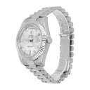 Rolex Day-Date II 218239-0006 41mm White Gold Silver Diamonds Dial - 2010