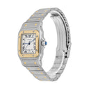 Cartier Santos Galbee Quartz 29 mm Two Tone Yellow Gold Ladies Watch 187901