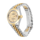 Rolex Datejust 28mm 279163-0001 Two-Tone Steel and Yellow Gold Champagne Dial Ladies Watch Jubilee Bracelet