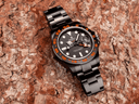 Rolex Explorer II Black PVD/DLC Coated Stainless Steel Watch Orange Numerals Bezel 216570