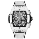 Hublot Spirit of Big Bang 42mm 642.HX.0170.RX White Ceramic With White Rubber Watch