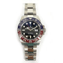 Rolex GMT-Master II  126710BLRO Oyster Bracelet  Stainless Steel Watch Pepsi Bezel Black Dial MINT 2021