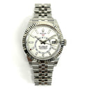 Rolex Sky-Dweller 42mm 336934-0004 Jubilee Stainless Steel with White  Dial Watch 2023