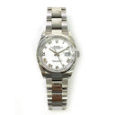 Rolex Datejust 36mm 126200 White Roman Dial Oyster Steel Watch 2021