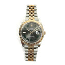 Rolex Datejust 126331 Rose Gold & Steel Jubilee  Men's Watch Wimbledon Roman Dial 2021