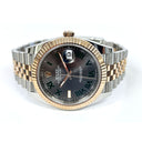 Rolex Datejust 126331 Rose Gold & Steel Jubilee  Men's Watch Wimbledon Roman Dial 2021
