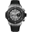 Hublot Big Bang Unico Titanium 421.NM.1170.RX Skeleton Dial - Black Rubber Strap Watch 2024