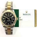 Rolex Sky-Dweller 326933 42mm Stainless Steel And Yellow Gold with Black Dial Watch 2018