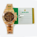 Rolex Daytona Chocolate Arabic Dial Oyster Bracelet 116505-0004 Rose Gold Watch 2018