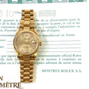 Rolex Datejust 31mm Champagne Diamond Dial 68278 Yellow Gold Ladies Watch