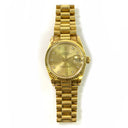 Rolex Datejust 31mm Champagne Diamond Dial 68278 Yellow Gold Ladies Watch