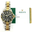 Rolex GMT-Master II 40mm 116713LN Oyster Stainless Steel & Yellow Gold Watch Black Dial 2014
