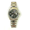 Rolex Datejust 36mm 126200-0018 Oyster Stainless Steel Watch Wimbledon Grey Roman Dial 2024