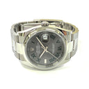 Rolex Datejust 36mm 126200-0018 Oyster Stainless Steel Watch Wimbledon Grey Roman Dial 2024
