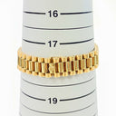 Rolex Datejust 31mm Presidential 68278  Yellow Gold Watch Champagne Diamond Dial 1995