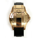 Rolex Yacht Master 40mm Rose Gold Case 116655 Black Rubber Strap Watch 2019