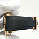 Rolex Yacht Master 40mm Rose Gold Case 116655 Black Rubber Strap Watch 2019