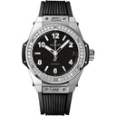 Hublot Big Bang 465.SX.1170.RX.1204 Stainless Steel Diamond Bezel Black Dial Watch 2024