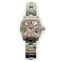 Cartier Roadster W62019X6 2618 Black dial Fixed bezel Stainless Steel Watch