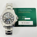 Rolex Yacht-Master 40mm Oyster 126622 Men's Watch Stainless Steel & Platinum Slate Grey Dial 2021