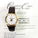 Patek Philippe Complications Annual Calendar 38.5mm 5396R-011 Rose Gold with Brown Leather Watch Silver Dial 2015