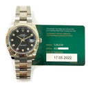 Rolex Datejust Oyster 41mm 126334 Stainless Steel Watch Black Diamond Dial 2022