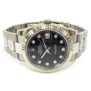 Rolex Datejust Oyster 41mm 126334 Stainless Steel Watch Black Diamond Dial 2022
