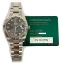 Rolex Datejust 41mm 126334 Stainless Steel Oyster Watch Slate Diamond Dial 2022