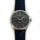 Rolex Cellini Date 50519 39mm White Gold with Black Dial Watch 2016