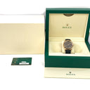 Rolex Sky-Dweller 326235 Rose Gold With Black Rubber Watch Chocolate Dial 2021 MINT