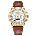 Patek Philippe Perpetual Calender Chronogragh 5270J-001 41mm Yellow Gold with Silver Dial Watch 2024