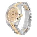 Rolex Datejust 36 Gold & Steel 116233 Champagne Diamond Dial Jubilee Watch B/P