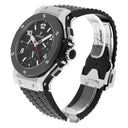 Hublot Big Bang 44 mm BLACK DIAL CERAMIC BEZEL RUBBER BAND 301.SB.131.RX UNWORN