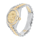 Rolex Datejust 36 Gold and Steel 116233-0151 Watch Champagne Index Dial Jubilee Watch