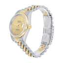Rolex Datejust 36mm Two Tone Champagne Roman Dial Jubilee 16233 Circa - 1995