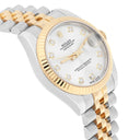 Rolex Datejust 31mm Yellow Gold/Steel Ladies Watch Silver Diamond Dial 178273 - 2017