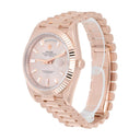 Rolex Day-Date 228235-0004 40mm Everose Gold Watch Sundust Diamond Dial