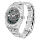 Rolex Datejust 126334 Stainless Steel 41mm Gray Wimbledon Dial Diamond Bezel