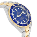 Rolex Submariner 18k Yellow Gold/Steel Blue Dial Mens Watch 16613 Circa 2005