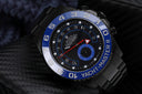 Rolex Yacht-Master II Black Dial PVD/DLC Coated Stainless Steel Watch 116680